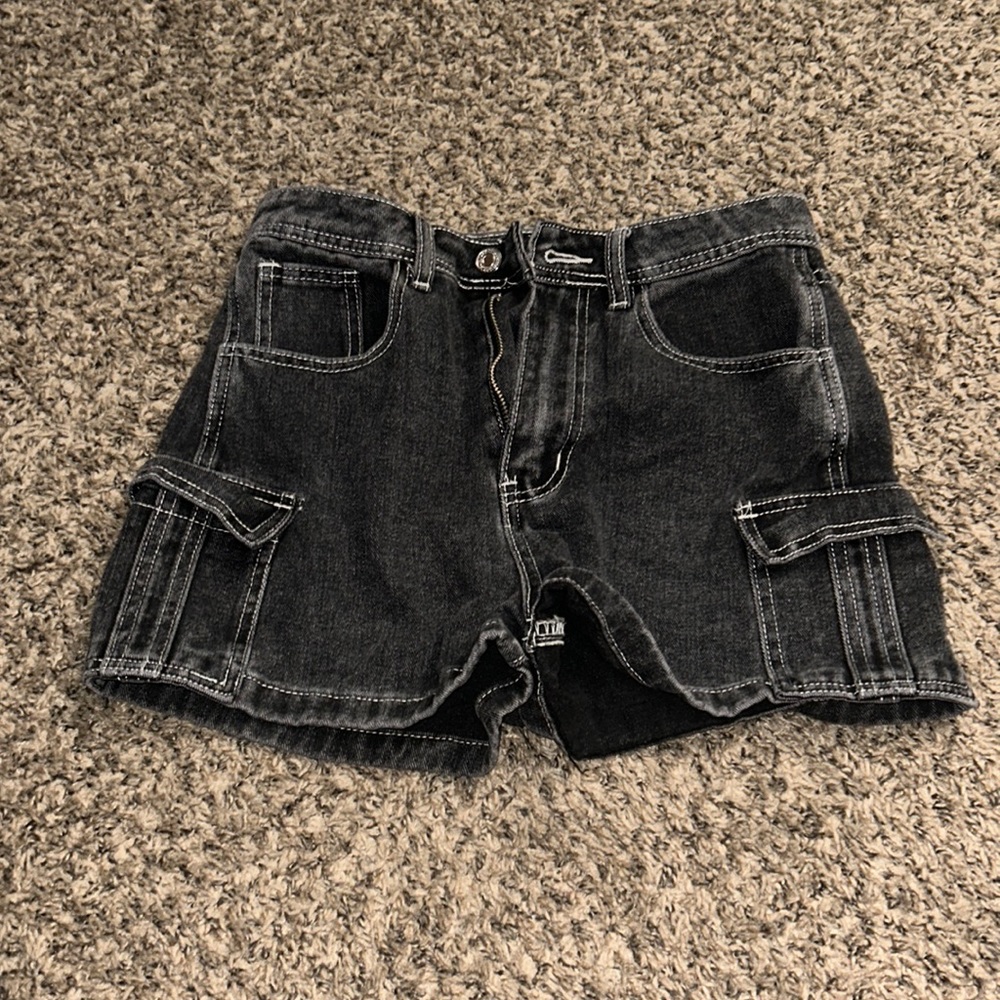 SHEIN Women Black Jean shorts